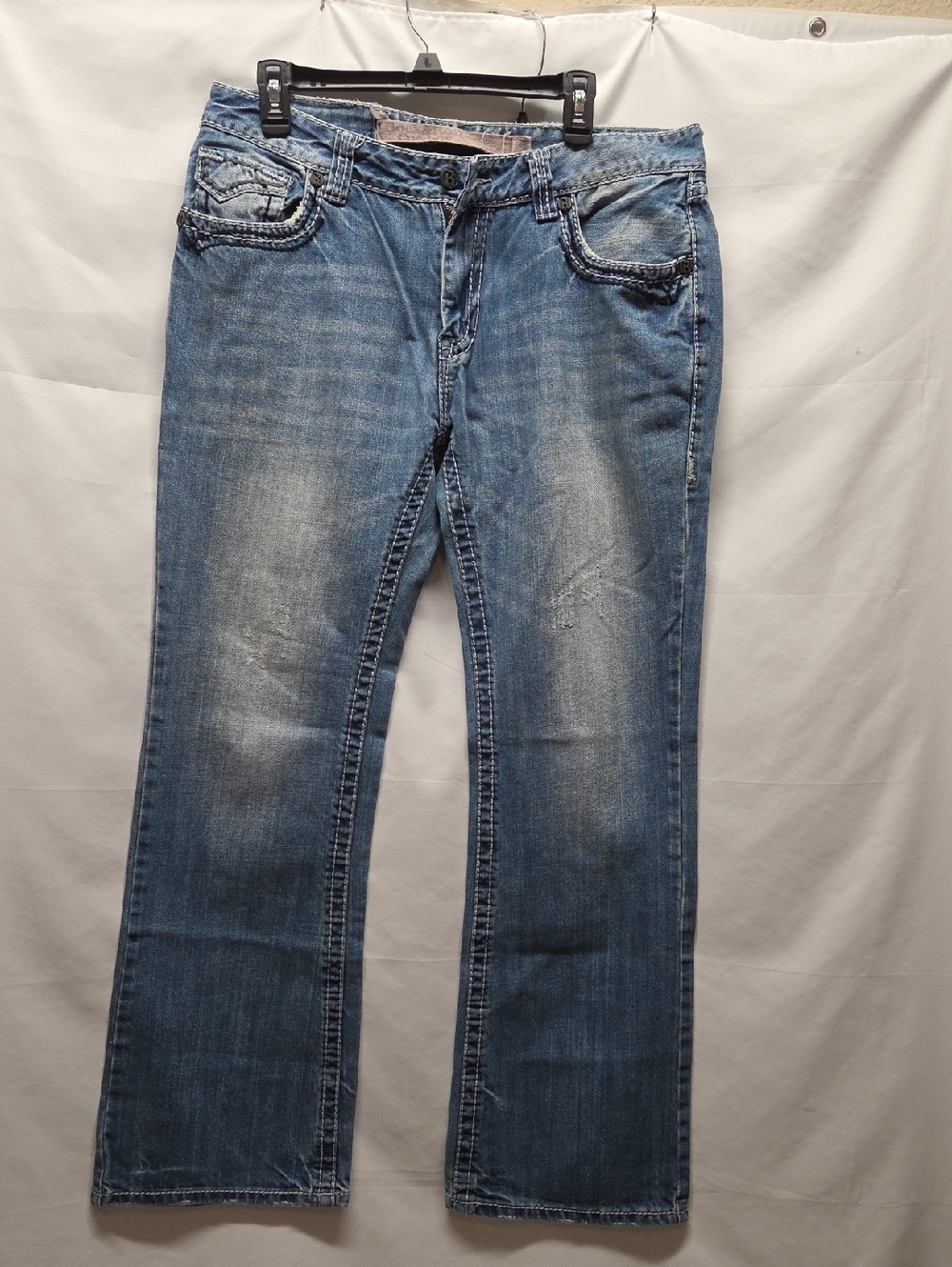 Men's Bootcut Jeans in Faded Blue